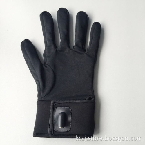 Very soft thin 12V powered heated inner gloves for motocycle